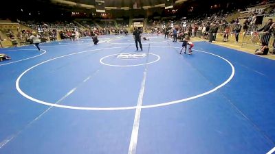 46 lbs Consi Of 8 #2 - Kevin Harris, HURRICANE WRESTLING ACADEMY vs Rylee Teehee, Piedmont