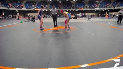 120 lbs Cons. Round 5 - Ryan Mark, Wheaton North vs Ryleigh Eriks, Rock Falls