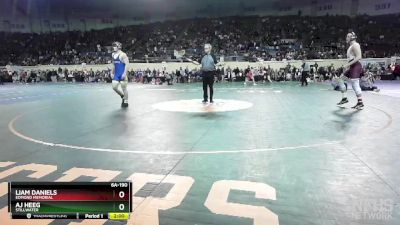 6A-190 lbs Quarterfinal - Liam Daniels, Edmond Memorial vs AJ Heeg, Stillwater