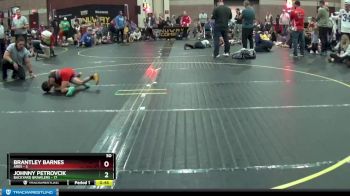 50 lbs Finals (8 Team) - Johnny Petrovcik, Backyard Brawlers vs Brantley Barnes, Ares