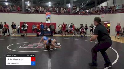 79 kg Round Of 32 - Brock Del Signore, Wolfpack Wrestling Club vs Nick South, Indiana RTC