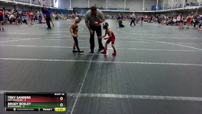 44 lbs Round 7 (8 Team) - Trey Sanders, Mat Assassins vs Brody Bosley, Roughhouse