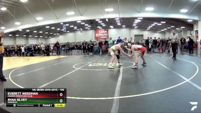 106 lbs Semifinal - Everett Weedman, Legend Wrestling Club vs Ryan Silvey, Imperium