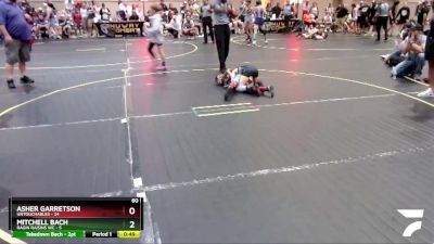 60 lbs Finals (8 Team) - Asher Garretson, Untouchables vs Mitchell Bach, Ragin Raisins WC