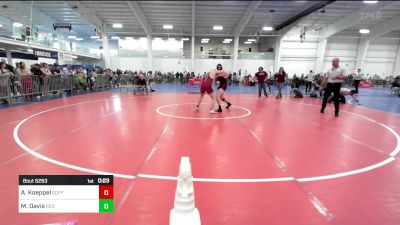 169 lbs Consi Of 16 #1 - Alexander Koeppel, Goffstown vs Milo Davis, Red Roots WC