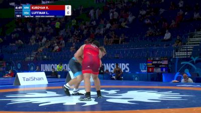 130 kg Round Of 16 - Razmik Kurdyan, ARM vs Luke Andrew Luffman, USA