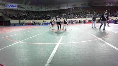 113 lbs Consi Of 16 #1 - Destin Pierce, Mustang Middle School vs Caseley Adams, Duncan Lady Demons