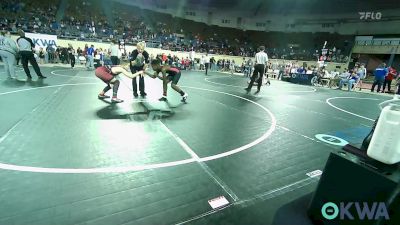 100 lbs Round Of 16 - Alijeh Wright, Okmulgee vs Preston Butler, Hilldale Youth Wrestling Club