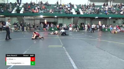 125 lbs Cons. Round 2 - Loreto Frangedakis, Unattached vs Joey Cruz, Oklahoma