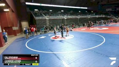 77 lbs 5th Place Match - Cal Stephens, Glenrock Wrestling Club vs Cameron Layher, Douglas Wrestling Club