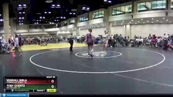 132 lbs Round 6 (10 Team) - Toby Goertz, STL Yellow vs Kendall Bibla, Florida All-Stars