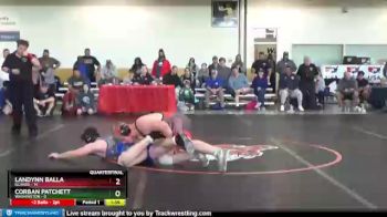 187 lbs Quarters & 1st Wb (16 Team) - Landynn Balla, Illinois vs Corban Patchett, Washington