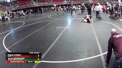 110 lbs Cons. Round 1 - Noah Magnuson, Wayne Wrestling Club vs Philip Streff, CWO