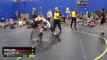 125 lbs Round 4 (6 Team) - Cavan Lumby, Untouchables White vs BLAKE VANDE LOO, Poundtown