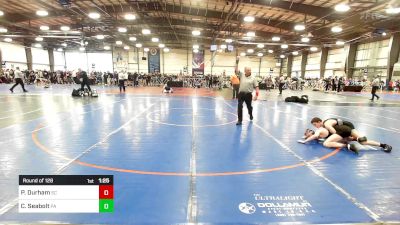 106 lbs Round Of 128 - Peyton Durham, SC vs Cody Seabolt, PA