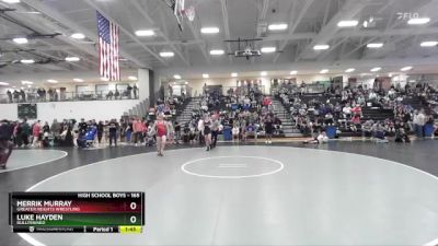 165 lbs Quarterfinal - Luke Hayden, BullTrained vs Merrik Murray, Greater Heights Wrestling