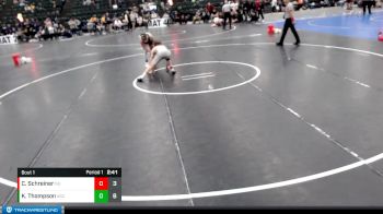141 lbs Finals (2 Team) - Colby Schreiner, Newman vs Kieran Thompson, Adams State