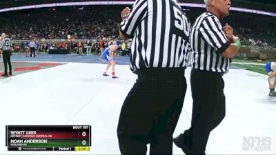 D1-113 lbs Quarterfinal - Wyatt Lees, Detroit Catholic Central HS vs Noah Anderson, Midland HS