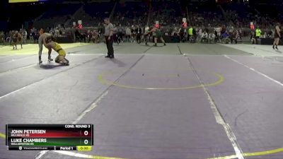 D3-215 lbs Cons. Round 3 - John Petersen, Hillsdale HS vs Luke Chambers, Williamston HS