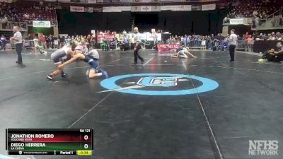 5A 121 lbs Cons. Round 2 - Jonathon Romero, Volcano Vista vs Diego Herrera, La Cueva