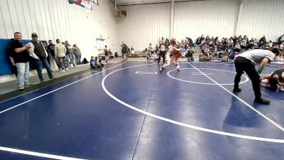 132-140 lbs Quarterfinal - Braedyn Millison, Verdigris Youth Wrestling vs Braxton Dykes, Warrior Wrestling Club