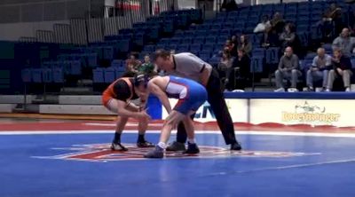 133 lbs match Kevin Tao American vs. Alex Pellicciotti Bucknell