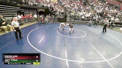 106 lbs Cons. Round 3 - Porter Judd, Mountain View vs Jhett Steele, Payson