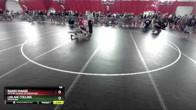 87 lbs Cons. Semi - Leilani Collins, Wisconsin vs Randi Magee, Victory School Of Wrestling