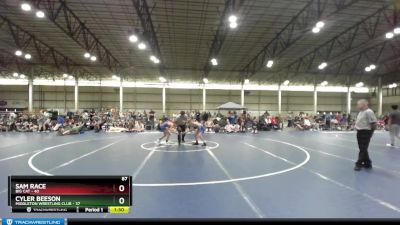 87 lbs Semis & 1st Wrestleback (8 Team) - Sam Race, Big Cat vs Cyler Beeson, Middleton Wrestling Club