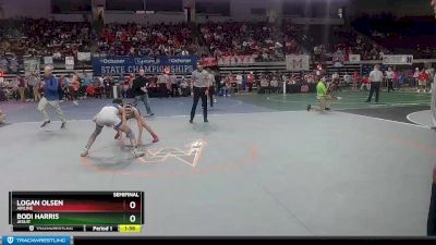 D 1 113 lbs Semifinal - Bodi Harris, Jesuit vs Logan Olsen, Airline