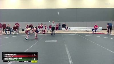 68 lbs Round 3 (6 Team) - Tommy Diggs, Poquoson vs Owen Blankenship, Virginia Patriots