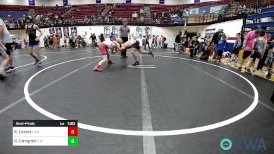 100 lbs Semifinal - Kade Lester, Lions Wrestling Academy vs Darrell Compton, Elgin Wrestling