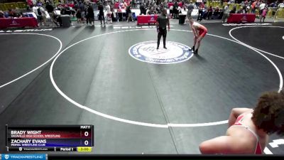 182 lbs Cons. Round 4 - Brady Wight, Vacaville High School Wrestling vs Zachary Evans, Primal Wrestling Club