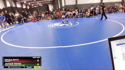 130 lbs Round 1 - Jackson Woods, Askeo International Mat Club vs Nycole Petty, Oregon