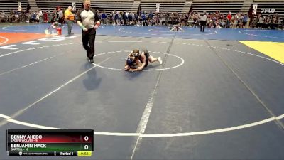 80 lbs Placement (4 Team) - Benny Ahedo, LPGE/B Wolves vs Benjamin Mack, Sartell