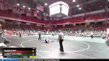 152 lbs D1 - Quarter-finals (fri 5:30 P.m.) - Austin Elger, Muskego vs Garrett Willuweit, Marshfield