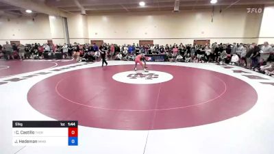 51 kg Rnd Of 32 - Christian Castillo, Thorobred Wrestling Club vs Jace Hedeman, Immortal Athletics WC