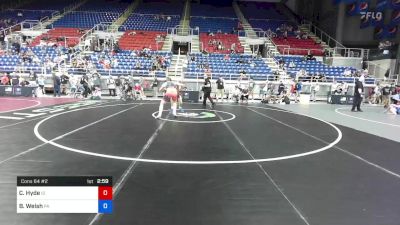 182 lbs Cons 64 #2 - Carson Hyde, Idaho vs Braedon Welsh, Pennsylvania