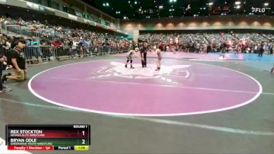 59-60 lbs Round 1 - Rex Stockton, Nevada Elite Wrestling vs Bryan Odle, Greenwave Youth Wrestling