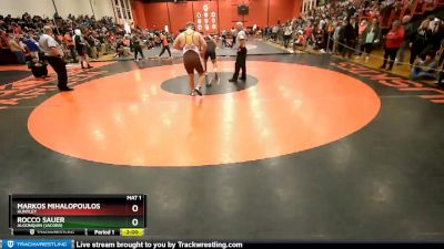 285 lbs Cons. Round 5 - Markos Mihalopoulos, HUNTLEY vs Rocco Sauer, Algonquin (JACOBS)