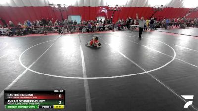 67 lbs Quarterfinal - Avram Schniepp-Duffy, West Salem Bangor Wrestling vs Easton English, First There Training Facility