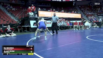 1A-120 lbs Cons. Round 4 - Blake Irvine, Don Bosco vs Eli Becerra, Missouri Valley