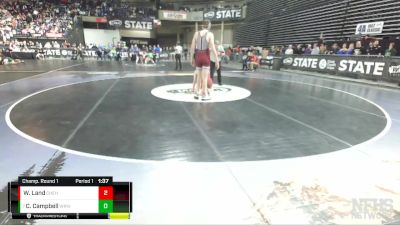 2A 182 lbs Champ. Round 1 - Chase Campbell, White River vs Waylen Land, W. F. West