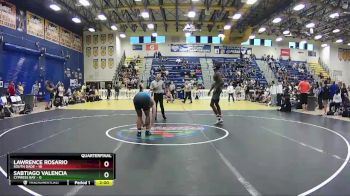 170 lbs Quarterfinals (8 Team) - Sabtiago Valencia, Cypress Bay vs Lawrence Rosario, South Dade