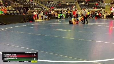 130 lbs Champ. Round 2 - Carter Still, Midwest Destroyers vs Austin Welch, WRATH