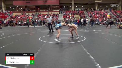 100 lbs Quarterfinal - Gavin Shelton, Victory Wrestling vs Tyler Chrisp, Team Hammer Wrestling Academy