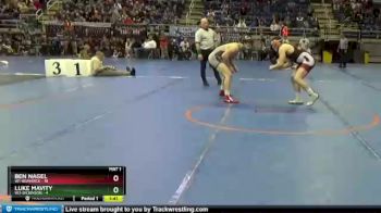 195 lbs Semis & 1st Wb (8 Team) - Ben Nagel, W1-Bismarck vs Luke Mavity, W3-Dickinson