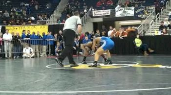 130 lbs quarter-finals Ryan Mosely SHI vs. Brandon Smith PTR