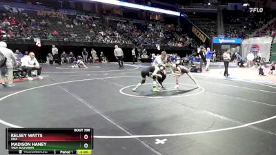 105 Class 2 lbs Quarterfinal - Kelsey Watts, Nixa vs Madison Haney, Troy Buchanan