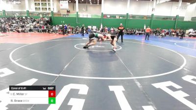 215 lbs Consi Of 8 #1 - Connor Miller, St Francis vs Ryan Brace, Brewster